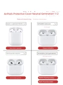 Airpods 1/2. Nesil Şeffaf 3D Puzzle Kılıf - Bloklu Kolye Ucu - 5