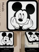 Su Geçirmez Katlanabilir Duvara Asılı Saklama Kutusu - Mickey 03 Siyah Kutu - 2