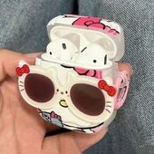 Kablosuz Bluetooth Kulaklık - Dalga Güneş Gözlüğü Hello Kitty - 1