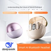 AI Çeviri Kulaklığı - Ten Rengi - Bluetooth 6.0 - S602 - 2