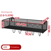 Ayarlanabilir Kancalı Çorap Kurutma Askısı - Siyah Uzun Model Kancalı - Model 2 thumbnail 1