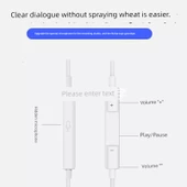 3.5mm Evrensel Android Kulak İçi Kulaklık - 100 Düz Kulak (B Kombin) thumbnail 4