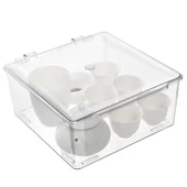 Çay Seti Saklama Kutusu - Büyük Boy Gri Kutu [2 Adet] thumbnail 2