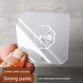 Yapışkanlı Mutfak Kancası - 40cm - 8 Kancalı - Kapaklı thumbnail 9