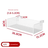 Ayarlanabilir Kancalı Çorap Kurutma Askısı - Beyaz Uzun Model - 1