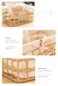 Bej Saklama Sepeti - 38 x 28 x 10 cm - 11