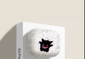 Evil Gengar AirPods 4 Kılıfı - Siyah Silikon Koruyucu - 6