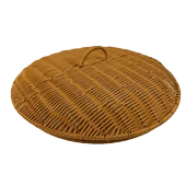 Rattan Görünümlü El Örmesi Sepet - Oval İki Katlı - 6