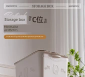 Kalınlaştırılmış Plastik Saklama Kutusu - İki Adet Büyük 70L (Ekstra Kalın, Ağırlığa Dayanıklı) - 6