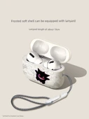 Evil Gengar AirPods 4 Kılıfı - Siyah Silikon Koruyucu - 3