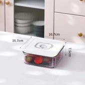 Vakumlu Gıda Saklama Kabı - Kare 1200ml (Pompa Hariç) - 1