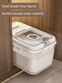 Gıda Sınıfı Un ve Pirinç Saklama Kabı - 6 kg Un/7.5 kg Pirinç - 2