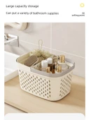 Öğrenci Yurdu Banyo Sepeti - Yeşil - İkili [Genişletilmiş/Yeni İç Çamaşırı Sepeti] - 5