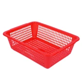 Dikdörtgen Plastik Saklama Sepeti - No. 9 (43x33x11 cm) - 4