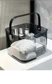 Şeffaf Plastik Banyo Sepeti - Organizer - 8