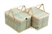 Bambu Örgü Saklama Sepeti - Kilit Yok 32*22*16.5cm - 3