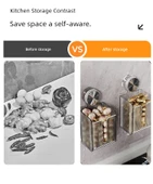 Duvara Monte Mutfak Saklama Rafı - Karışık Renkli 2'li Paket thumbnail 9