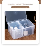 Şeffaf Plastik Saklama Kutusu - Küçük Boy - Tekli Paket - 11