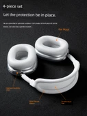 AirPods Max 1/2 Nesil Buz Şeffaf Yeşil Kafa Bandı Koruyucu - 2 Parça Set (Model 1) - 5