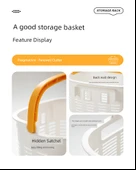 Nordic Saklama Sepeti - Tezgah Tipi Büyük 36.8x14.4x15cm - Raflı thumbnail 7