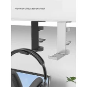 Metal Kulaklık Tutucu - Z20 - Siyah - 3