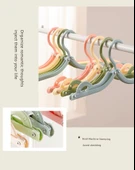 Katlanabilir Seyahat Tipi Elbise Askısı - Pembe - 5'li Paket [Klipsli] thumbnail 5