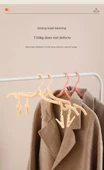 Katlanabilir Seyahat Tipi Elbise Askısı - Pembe - 5'li Paket [Klipsli] thumbnail 10