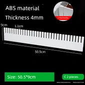 Ayarlanabilir Çekmece Bölme Düzenleyici - C Tipi 2 Adet [50.5*9cm] 4 Sabit Tokalı thumbnail 1