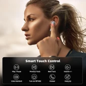 40dB Aktif Gürültü Önleyici Bluetooth Kulaklık - Siyah Gümüş Kaplama - 10