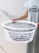 Plastik File Sepet - Büyük Boy - Deniz Ürünleri/Sebze Saklama - Sarı - 3