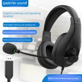 Audio D310 Siyah USB Kablolu Kulaklık - Okul Test Bilgisayar Notebook için - 2