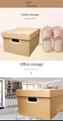 Süper Sert Saklama Kutusu - Ofis Dosya, Giysi, Ayakkabı Kolisi - 35x30x21cm 22L thumbnail 10