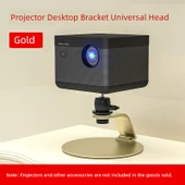 Altın Rengi Projektör Masa Standı - Evrensel Başlıklı - 1