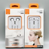 L01 3.5mm Mikrofonlu Düz Kulaklık Yuvarlak Girişli Kablolu Kulaklık - 2