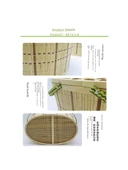 Bambu Dokuma Yumurta Sepeti - 2.50kg - Yeşil - Kalınlaştırılmış - 6