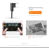 Type-C Dijital Kulaklık - Genç Pudra thumbnail 7