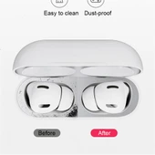 AirPods Toz Geçirmez Metal Etiket Koruyucu - Apple AirPods Pro E Renk - 3