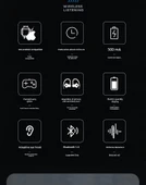 Bluetooth 5.0 Kulaklık - Beyaz Yüksek Versiyon - 8