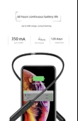 Bluetooth Kulaklık - Beyaz - Aramalı, Şarkılı - 5D HD Stereo - 9