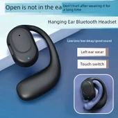 Bluetooth 5.3 Kulaklık - Hava İletimli - Spor Kulaklığı - Siyah - 6 Saat Konuşma - 1