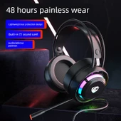 3.5mm Soketli Kedi Kulaklıklı Oyun Kulaklığı - Parlak Pembe - 2