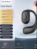 Bluetooth 5.3 Kulaklık - Hava İletimli - Spor Kulaklığı - Siyah - 6 Saat Konuşma - 2