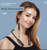 Bluetooth 5.0 Kulaklık - Parlak Siyah, Kulak İçi, 9D Ses, 200 Saat Pil - 2