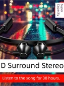 Bluetooth Kulaklık - Siyah - 6 Saat - 5.0 - 3