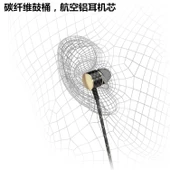 Karbon Fiber Kablolu Kulak İçi Kulaklık - 3.5mm - 9