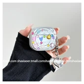 AirPods 2 Uyumlu DIY Elmas Dalga Desenli Koruyucu Kılıf - Tek Kabuk + DIY Elmas - 9