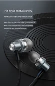 Metal Kulak İçi Kulaklık - Rio Tinto V1 Mavi (Poşetli) - 10
