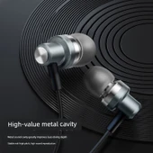 Metal Kulak İçi Kulaklık - Rio Tinto V1 Siyah (Poşetli) - 4