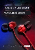 Type-C Siyah Stereo Bass Kulaklık - 6