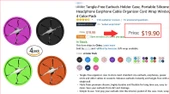 Mini Taşınabilir Kulaklık Kablo Düzenleyici - Limon Sarısı (Sınırlı Üretim) - 7